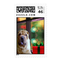 Shar-pei Christmas Stamps
