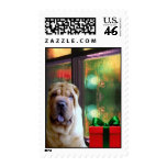 Shar-pei Christmas Stamps