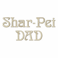 Shar-Pei DAD Gifts embroidered shirt