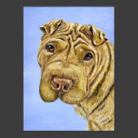 Shar Pei Dog Art - Aspen Print