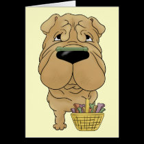 Shar-Pei - Easter Bone Hunt, Anyone? cards