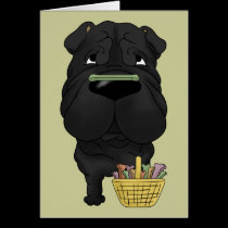 Shar-Pei - Easter Bone Hunt, Anyone? cards