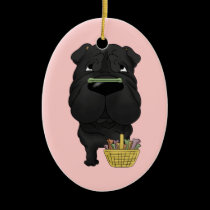 Shar-Pei - Easter Bone Hunt, Anyone? ornaments