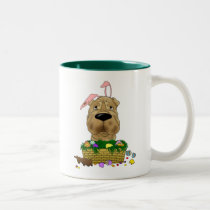 Shar-Pei Happy Easter mugs