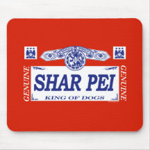 Shar Pei Mouse Pads