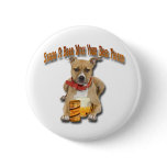 Share A Beer With American Staffordshire Terrier Pin