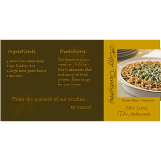 Share a Recipe Thanksgiving Greeting photocard
