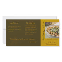 Share a Recipe Thanksgiving Greeting photo cards