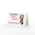 Share Life Love and Inspiration Card by bijagroup Share Life Love and Inspiration Card