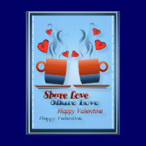 Share Love -Postcard postcards