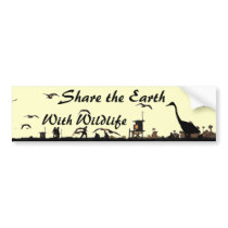 Share the Earth Bumpersticker