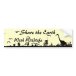 Share the Earth Bumpersticker Bumper Sticker