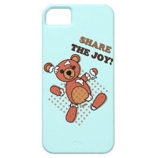 Share the Joy Broken Bear Doll iPhone 5 Case