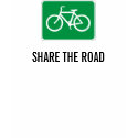 Share The Road (BACK ONLY) t-shirts