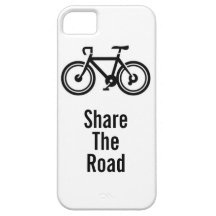 Share The Road Bicycling iPhone 5 Cases