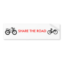 share the road bumper sticker