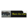 Share the road bumper stickers