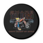 Share the Road Motorcycle magnets