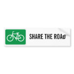 Share The Road with Bicycles Bumper Stickers