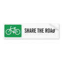 Share The Road with Bicycles bumper stickers by karlsrc Share The Road with Bicycles bumper stickers