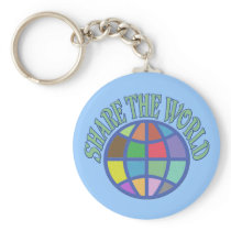 Share the World Keychain