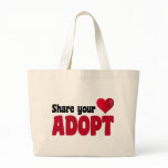 Share Your Heart Adopt Tote Bag
