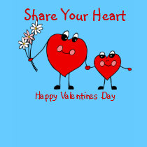 Share Your Heart Kids T-Shirt t-shirts