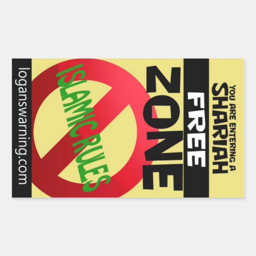 Shariah Free Zone Sticker