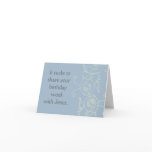 Sharing a birthday with Jesus Card
