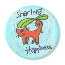 Sharing Happiness Magnet
