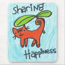 Sharing Happiness MousePad by Kianmaartgallery Sharing Happiness MousePad
