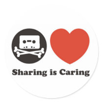 Sharing is Caring stickers by citrano1 Sharing is Caring stickers