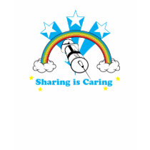 Sharing is Caring t-shirts