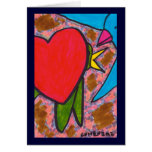 Sharing secrets of the heart - greeting card