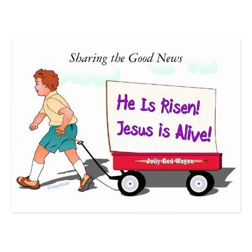 Sharing the Good News (2) Postcard Zazzle