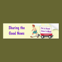 Sharing the Good News bumper stickers