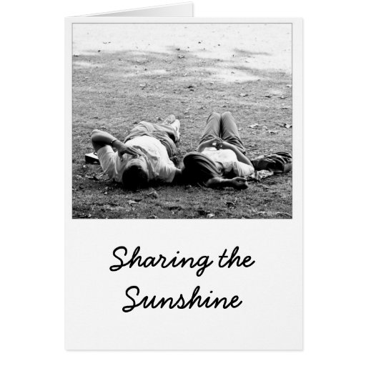 Sharing the Sunshine Greeting Card