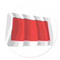 Sharjah Waving Flag Sticker