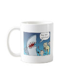 Shark cartoon coffee mug