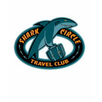 Shark Cirlce Travel Club t-shirts by techatfirstsite_II Shark Cirlce Travel Club t-shirts