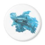 Shark Cruising The Depths