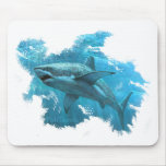 Shark Cruising The Depths