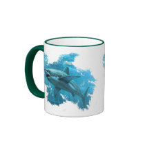 Shark Cruising The Depths mugs