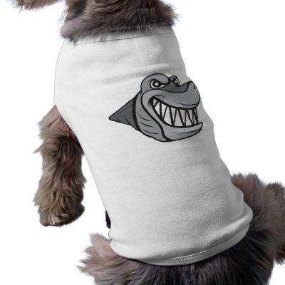 Shark!  Customizable! Dog Tee Shirt by Joee3030