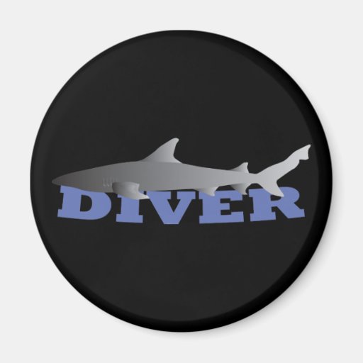 Shark Diver Magnet