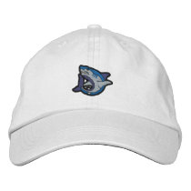 Shark embroidered hats