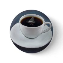 Shark Fin Coffee Button