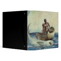 Shark Fishing, 1885 3 Ring Binders