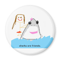 shark friends magnets