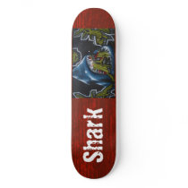Shark Graffiti Skateboard by OutOfLimits Shark Graffiti Skateboard